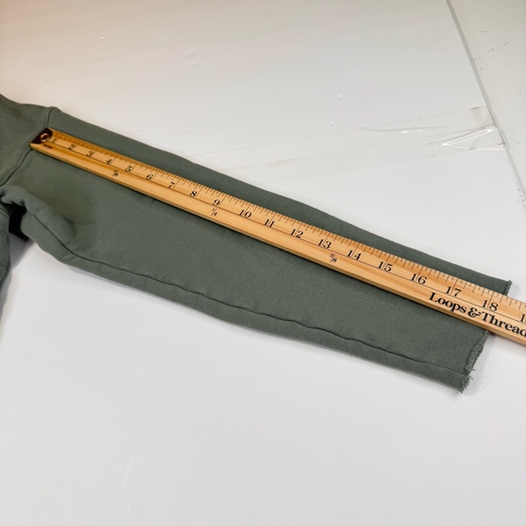 !!!! SOLD !!! Sweatshirt Women's XS Gray Patrick Popover Henley Elephant Terry - Picture 10 of 12